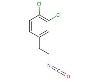 3,4-Dichlorophenethyl isocyanate (CAS 115706-18-8) - chemical structure image