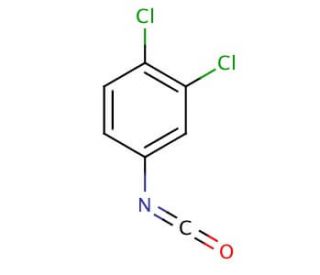 3,4-Dichlorophenyl isocyanate (CAS 102-36-3) - chemical structure image
