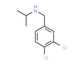 [(3,4-dichlorophenyl)methyl](propan-2-yl)amine - chemical structure image