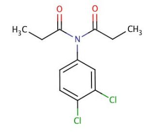 3,4-Dichlorophenyldipropionamide (CAS 954-24-5) - chemical structure image