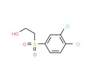 3,4-Dichlorophenylsulfonylethanol (CAS 101080-64-2) - chemical structure image