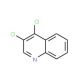 3,4-Dichloroquinoline (CAS 25836-11-7) - chemical structure image