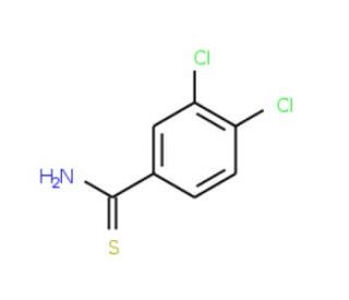 3,4-Dichlorothiobenzamide (CAS 22179-73-3) - chemical structure image
