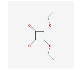 3,4-Diethoxy-3-cyclobutene-1,2-dione (CAS 5231-87-8) - chemical structure image