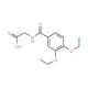 (3,4-Diethoxy-benzoylamino)-acetic acid - chemical structure image
