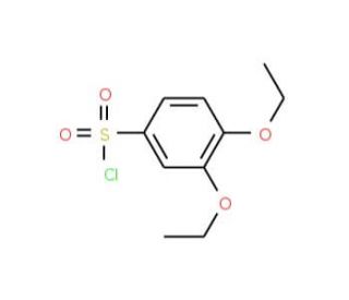 3,4-diethoxybenzenesulfonyl chloride (CAS 99188-17-7) - chemical structure image