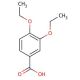 3,4-Diethoxybenzoic acid (CAS 5409-31-4) - chemical structure image