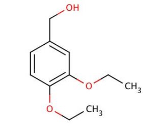 3,4-Diethoxybenzyl alcohol (CAS 83459-29-4) - chemical structure image