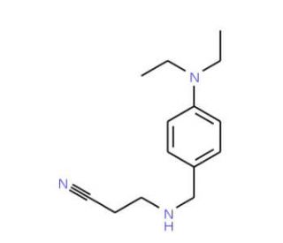 3-{[4-(Diethylamino)benzyl]amino}propanenitrile - chemical structure image