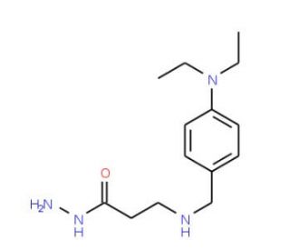 3-{[4-(Diethylamino)benzyl]amino}propanohydrazide - chemical structure image