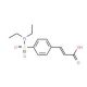 3-(4-Diethylsulfamoyl-phenyl)-acrylic acid - chemical structure image