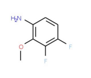 3,4-Difluoro-2-methoxyaniline (CAS 114076-35-6) - chemical structure image