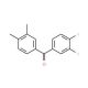 3,4-Difluoro-3′,4′-dimethylbenzophenone (CAS 518993-32-3) - chemical structure image