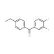 3,4-Difluoro-4′-ethylbenzophenone (CAS 845781-02-4) - chemical structure image