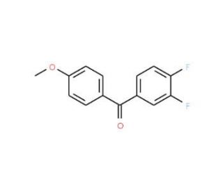 3,4-Difluoro-4&prime;-methoxybenzophenone - chemical structure image