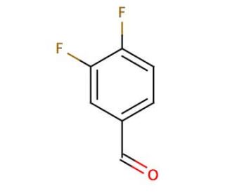 3,4-Difluorobenzaldehyde (CAS 34036-07-2) - chemical structure image
