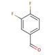 3,4-Difluorobenzaldehyde (CAS 34036-07-2) - chemical structure image