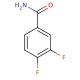 3,4-Difluorobenzamide (CAS 85118-04-3) - chemical structure image