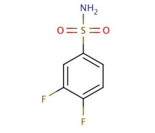 3,4-Difluorobenzenesulfonamide (CAS 108966-71-8) - chemical structure image