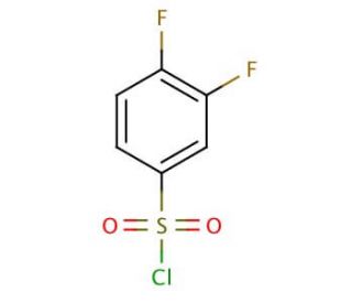 3,4-Difluorobenzenesulfonyl chloride (CAS 145758-05-0) - chemical structure image