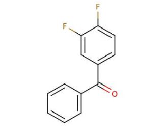 3,4-Difluorobenzophenone (CAS 85118-07-6) - chemical structure image