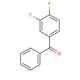 3,4-Difluorobenzophenone (CAS 85118-07-6) - chemical structure image