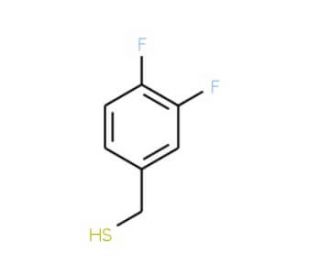 3,4-Difluorobenzyl mercaptan (CAS 666752-97-2) - chemical structure image