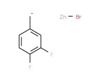 3,4-Difluorobenzylzinc bromide solution (CAS 307496-34-0) - chemical structure image