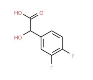 3,4-Difluoromandelic acid (CAS 132741-29-8) - chemical structure image