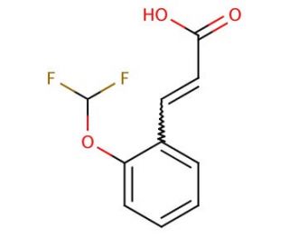 3-(4-Difluoromethoxy-phenyl)-acrylic acid - chemical structure image