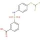 3-(4-Difluoromethylsulfanyl-phenylsulfamoyl)-benzoic acid - chemical structure image