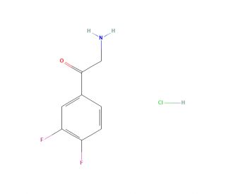 3,4-Difluorophenacylamine hydrochloride (CAS 1209894-23-4) - chemical structure image