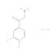 3,4-Difluorophenacylamine hydrochloride (CAS 1209894-23-4) - chemical structure image