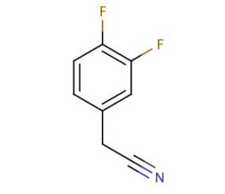3,4-Difluorophenylacetonitrile (CAS 658-99-1) - chemical structure image