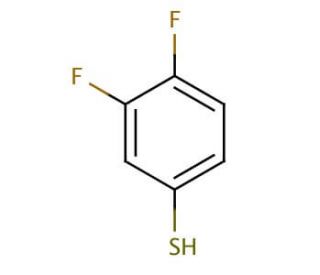 3,4-Difluorothiophenol (CAS 60811-24-7) - chemical structure image