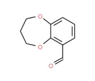 3,4-dihydro-2H-1,5-benzodioxepine-6-carbaldehyde (CAS 209256-62-2) - chemical structure image