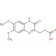 3,4-Dihydro-6,7-dimethoxy-3-oxo-2-quinoxalinepropanoic Acid - chemical structure image