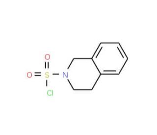 3,4-dihydroisoquinoline-2(1H)-sulfonyl chloride (CAS 195987-27-0) - chemical structure image
