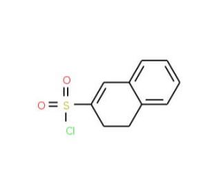 3,4-dihydronaphthalene-2-sulfonyl chloride (CAS 17070-56-3) - chemical structure image