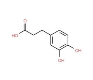 3,4-Dihydroxyhydrocinnamic acid (CAS 1078-61-1) - chemical structure image