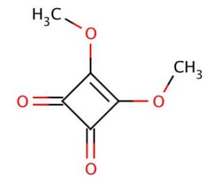 3,4-Dimethoxy-3-cyclobutene-1,2-dione (CAS 5222-73-1) - chemical structure image