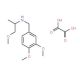 (3,4-Dimethoxy-benzyl)-(2-methoxy-1-methyl-ethyl)-amine oxalate - chemical structure image
