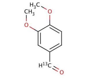 3,4-Dimethoxy[7-13C]-benzaldehyde (CAS 1173022-44-0) - chemical structure image