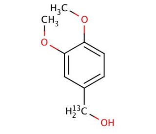 3,4-Dimethoxy[7-13C]-benzyl Alcohol - chemical structure image