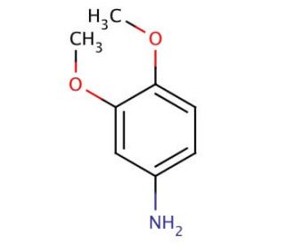 3,4-Dimethoxyaniline (CAS 6315-89-5) - chemical structure image