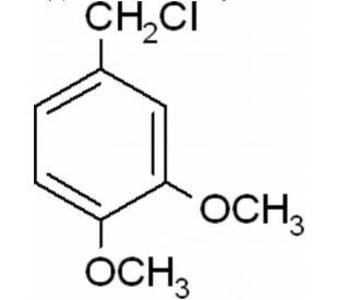 3,4-Dimethoxybenzyl chloride (CAS 7306-46-9) - chemical structure image