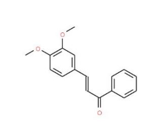 3,4-Dimethoxychalcone (CAS 53744-28-8) - chemical structure image