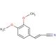 3,4-Dimethoxycinnamonitrile, predominantly trans (CAS 6443-72-7) - chemical structure image