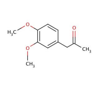 (3,4-Dimethoxyphenyl)acetone (CAS 776-99-8) - chemical structure image