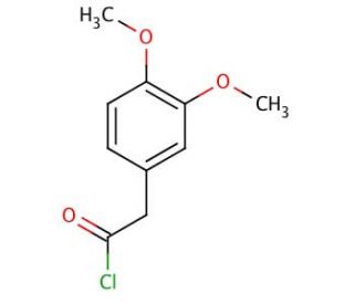 (3,4-Dimethoxyphenyl)acetyl chloride (CAS 10313-60-7) - chemical structure image